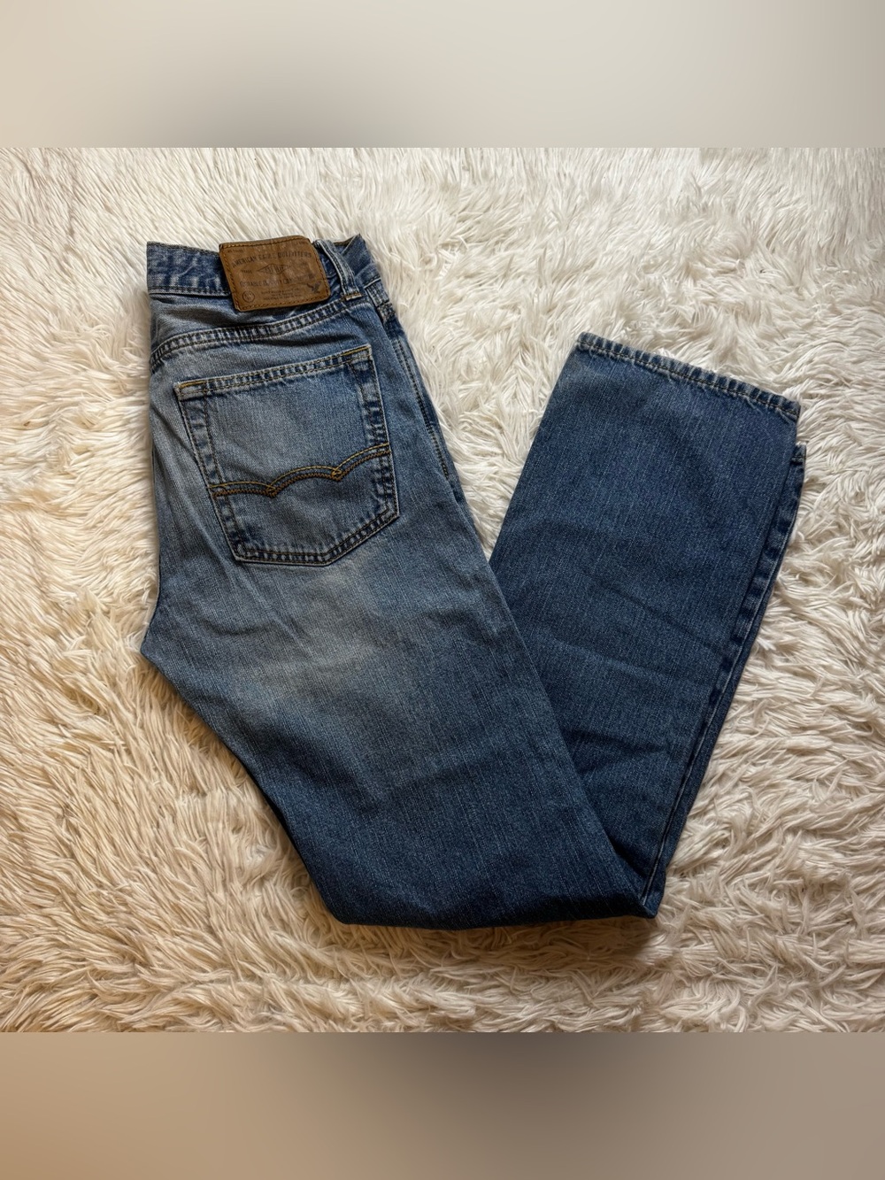American Eagle Original Straight Mens Jeans Size 29 X 34 100% Cotton
Denim